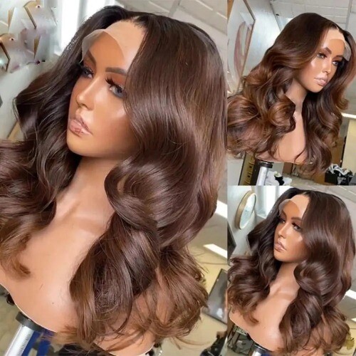 Chocolate brown colored body - brown,