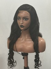 human hair  Blend  Curly wigs