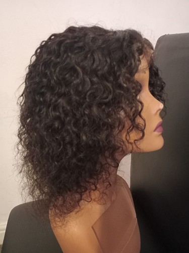 New human hair curl - new, wigs