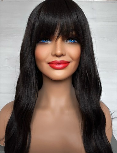 Dark brown human - human, blend