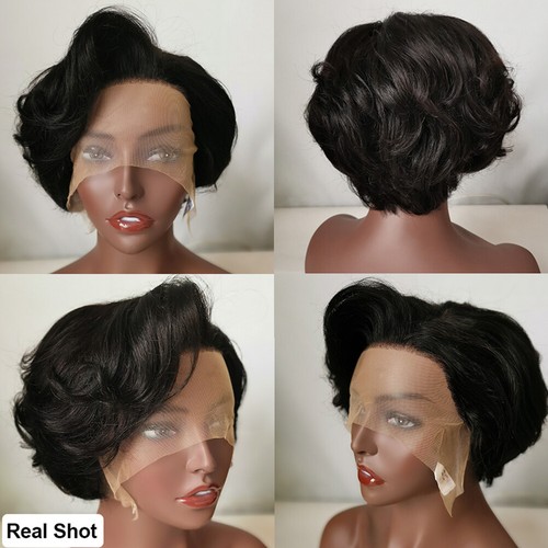 Pixie cut wig human - wig, hair
