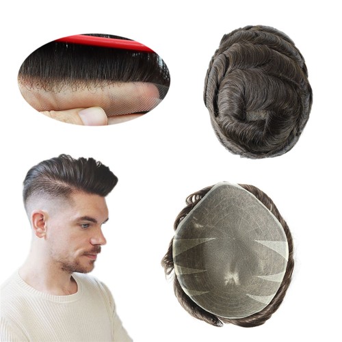 Mens toupee hair replacement - toupee,