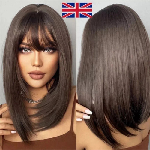 Natural short bob wigs - short,