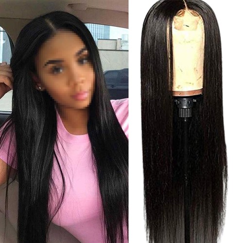 Straight human hair wig - wig, lace