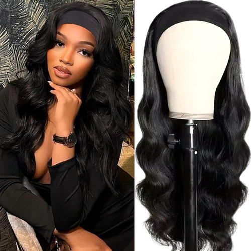 Comfair headband wig human - wig,