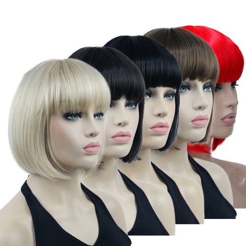 Women short straight - straight, hair